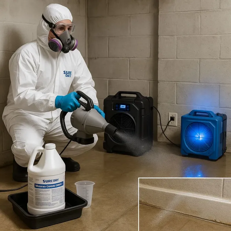 Sanitization and Odor Removal process in Flowery Branch, GA