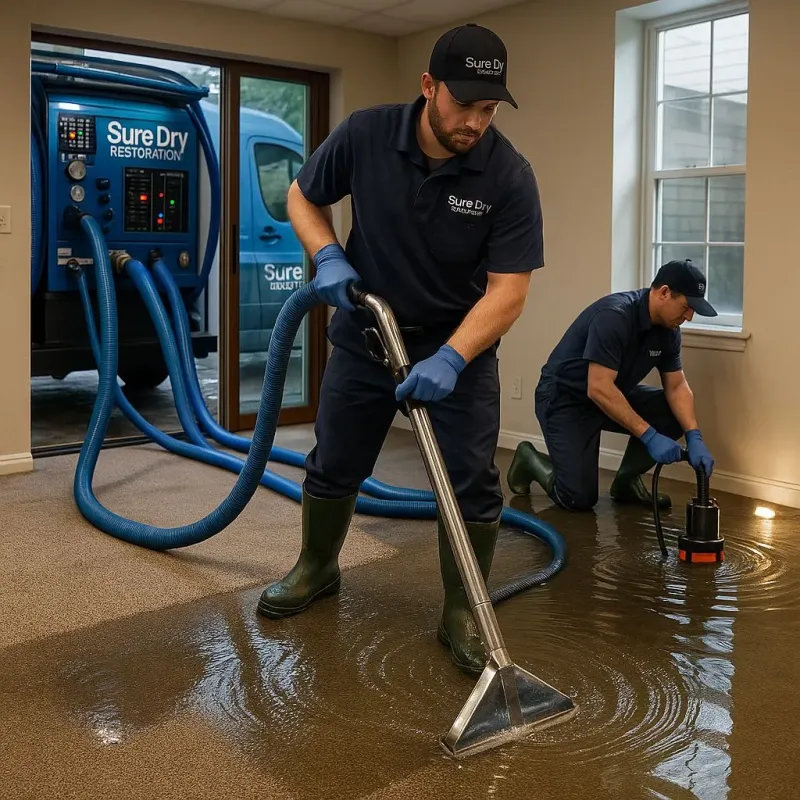 Water Extraction and Removal process in Flowery Branch, GA